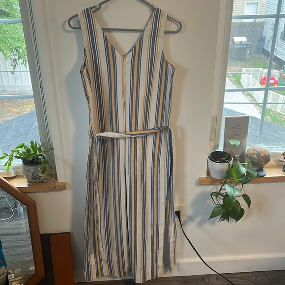 Striped Wide Leg Jumpsuit - Picture 5 of 6
